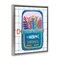 Stupell Industries Silly Sardines Blue Tin Floating Frame, design by Courtney Prahl